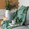 Arden Cotton Slub Throw in Sage