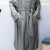 Organic Bamboo Robe in Grey