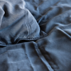 Organic Bamboo Stone Washed Sheet Set - Charcoal