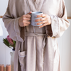 Bamboo Waffle Robe in Camel