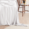 Bamboo Flat Sheet in White