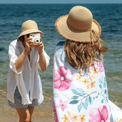 Dahlia Sand Free Waffle Towel