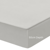 Egyptian Extra Deep Fitted Sheet - Silver