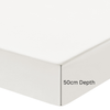 Egyptian Extra Deep Fitted Sheet - White