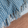 Jasper Cotton Throw in Denim