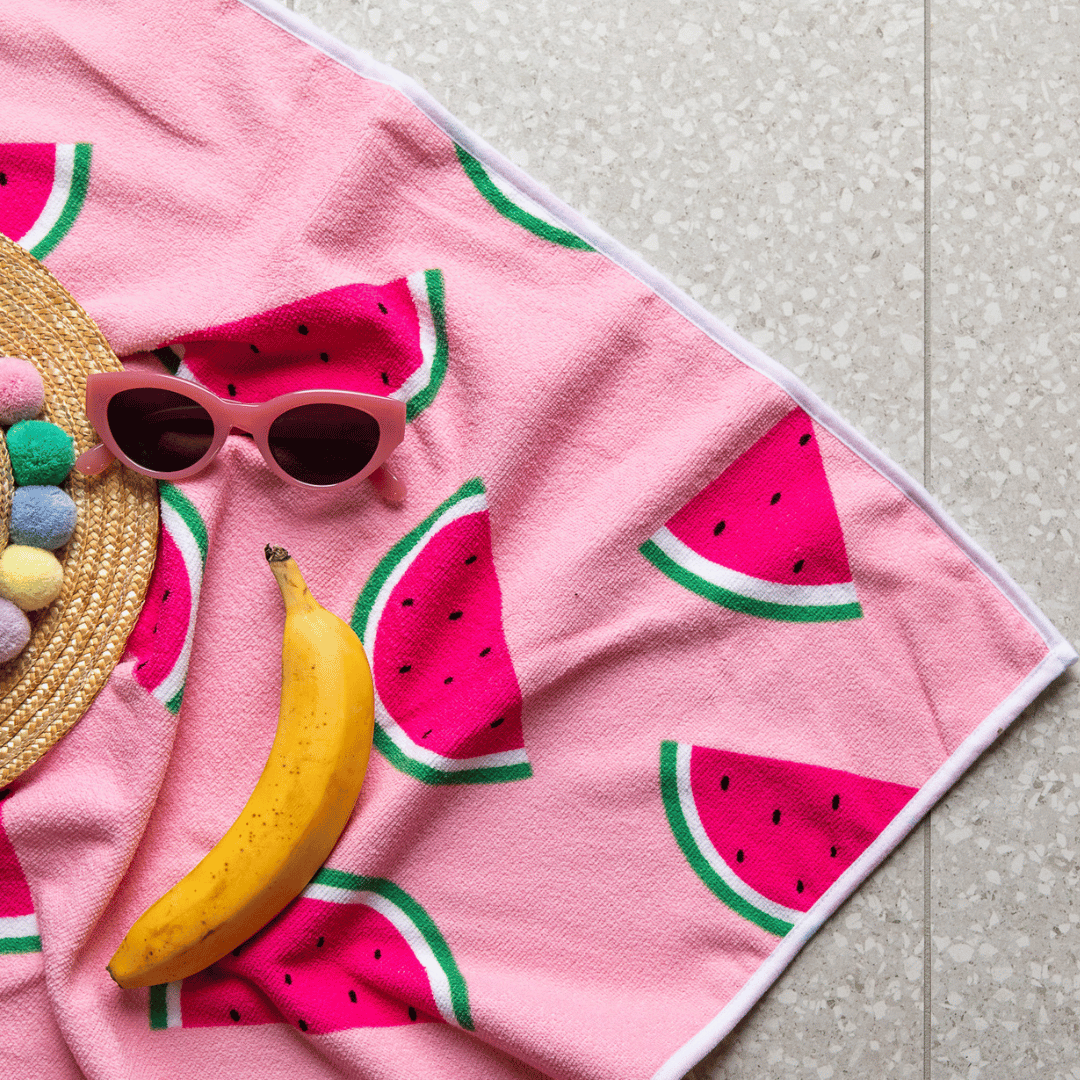 Watermelon towel best sale