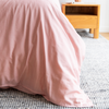 Plant Dyed Organic Bamboo Silk Quilt Cover Set in Rose