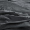 Bamboo Stone Washed Flat Sheet in Charcoal