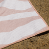 Zebra Sand Free Waffle Towel