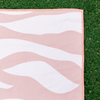 Zebra Waffle Sand Free Towel